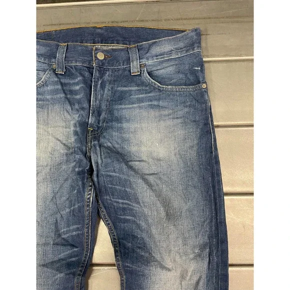 Levi's Men's Straight Jeans - Blue - Picture 4 of 16